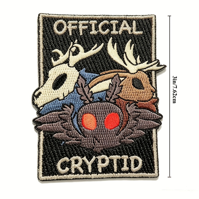 TEMU 1 Official Embroidered Iron-on Patch Set - , , Forest Deer Monster - Hot Melt Adhesive Fabric Patches - Gift For Monster Lore Enthusiasts,