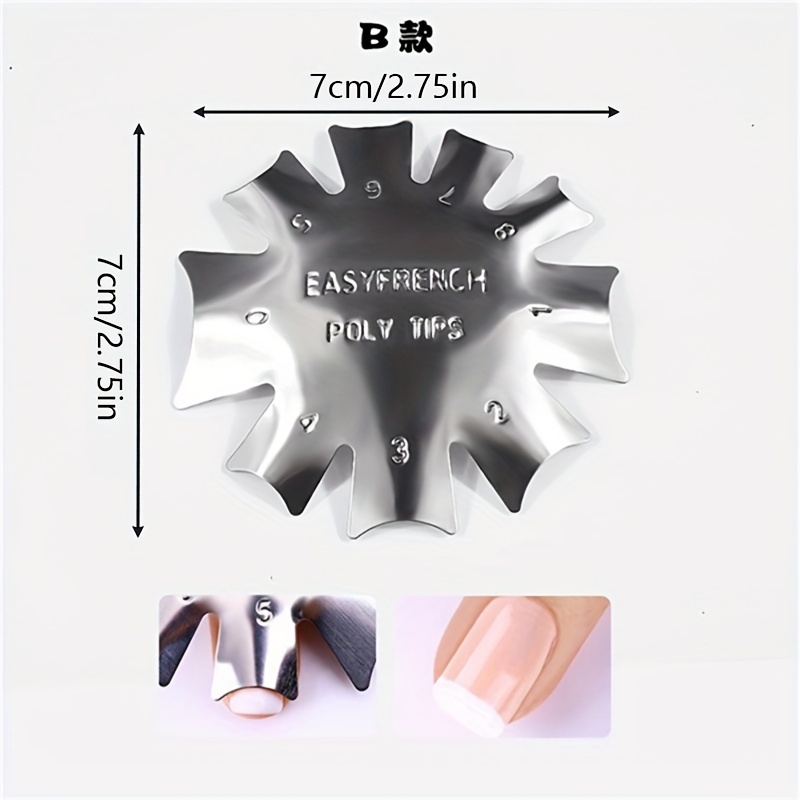 French Style Nail Shaping Rust-proof Nail Art Manicure Edge Trimmer Tool Acrylic Nail Tips Guides Nail Art Manicure Tool