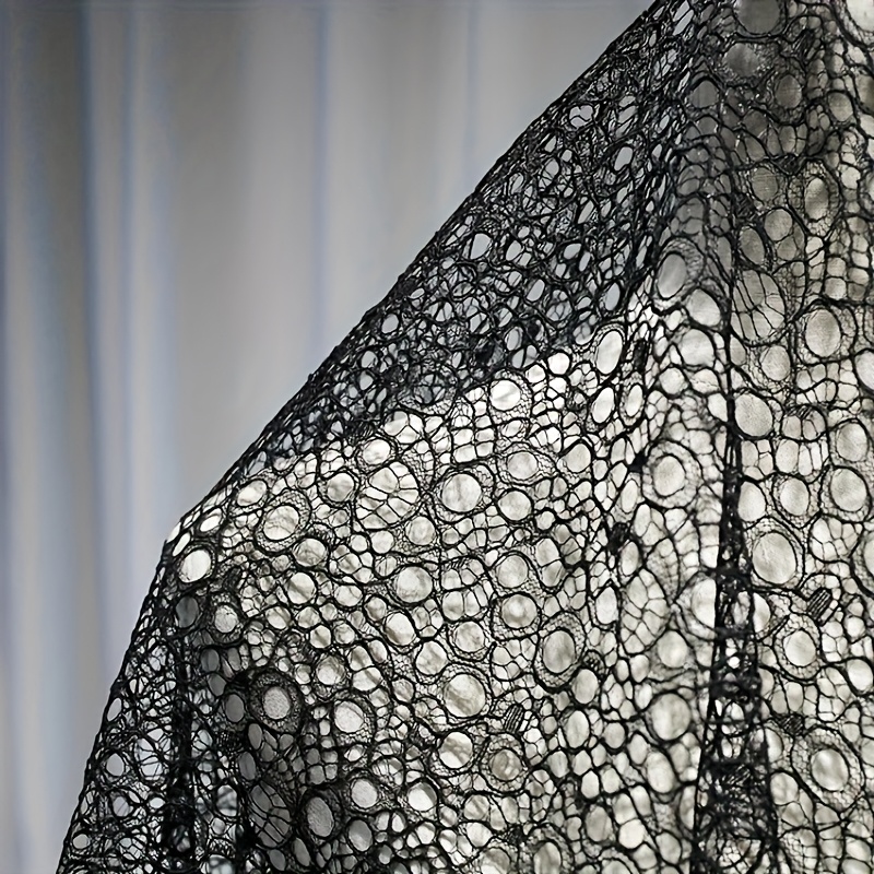 50   cm 19 68 x 59 06 inch irregular twisted texture hollow out sheer lace net fabric net gauze fabric clothing material