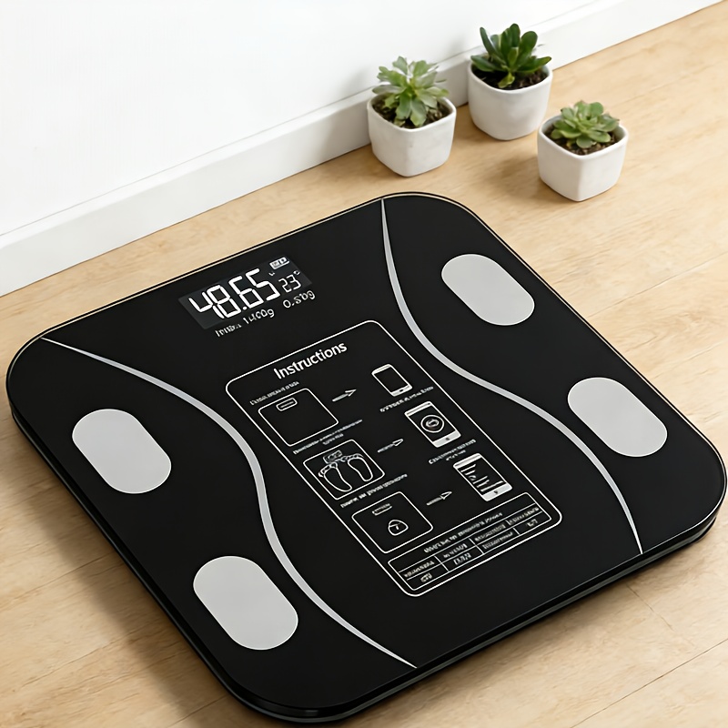 Scale, Digital Bathroom Scale, High- Scale With Hd Lcd Display (kg/lb Switchable), Compact Household Scale, Extra-wide Platform, High-precision Electronic Weighing