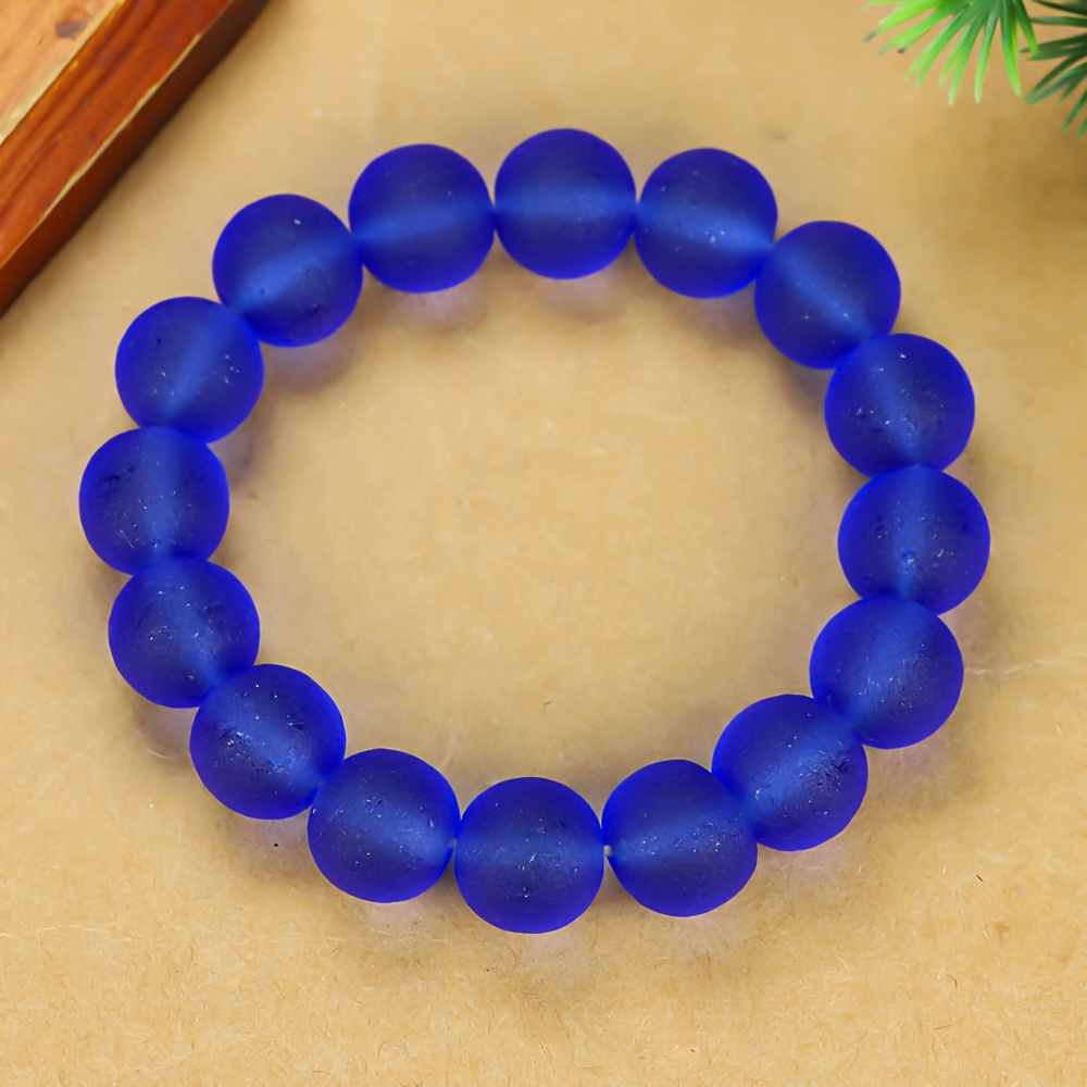 TEMU Multi-treasure Bead Bracelet Frosted Czech Meteorite Jewelry Bracelet