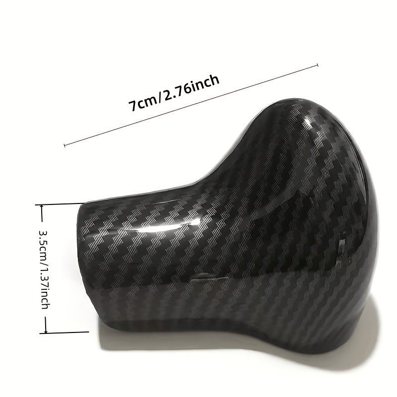 TEMU Cache Pommeau de de Vitesse Motif Fibre de Carbone pour Audi A4 B8 A5 A6 C7 S7 Q5 Q7 2011-2016 RHD, Accessoires d'Intérieur ABS pour de Vitesse