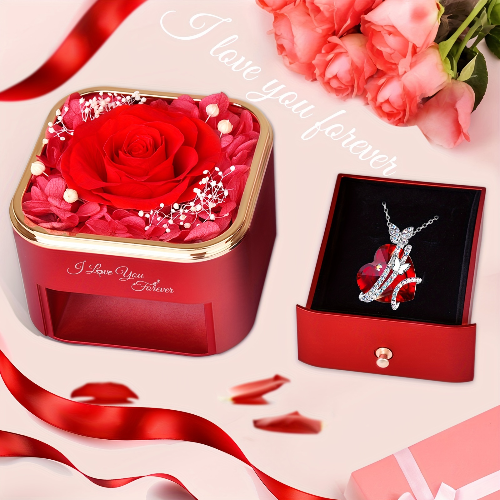 1set preserved necklace gifts Temu