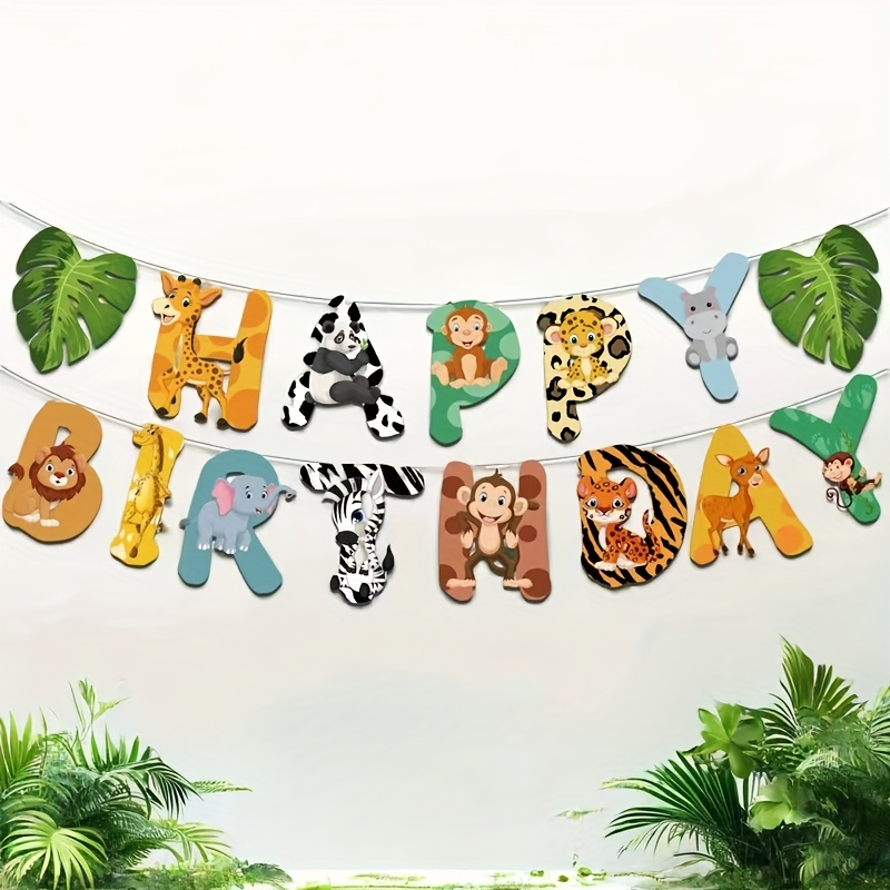 15pcs Of Birthday Banner Party Decoration Supplies Background Banners
