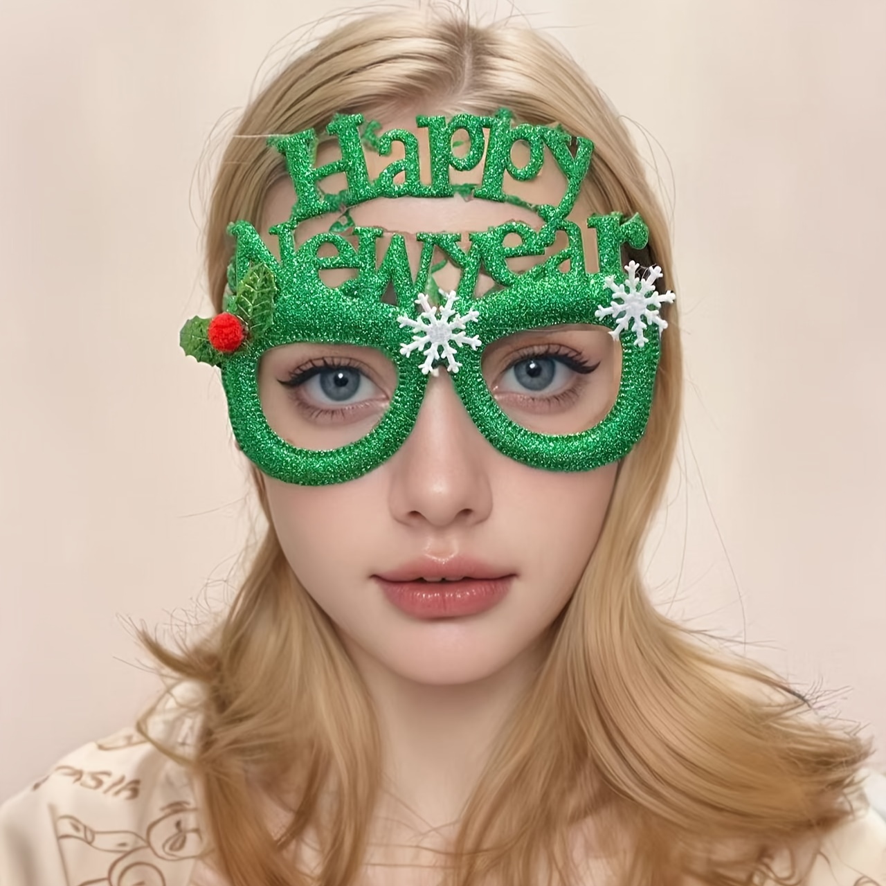 

1pc, New Photo Booth New Year Glasses Birthday Glasses Funny Gift Party Photo Party Adult Party Props New Year Glasses