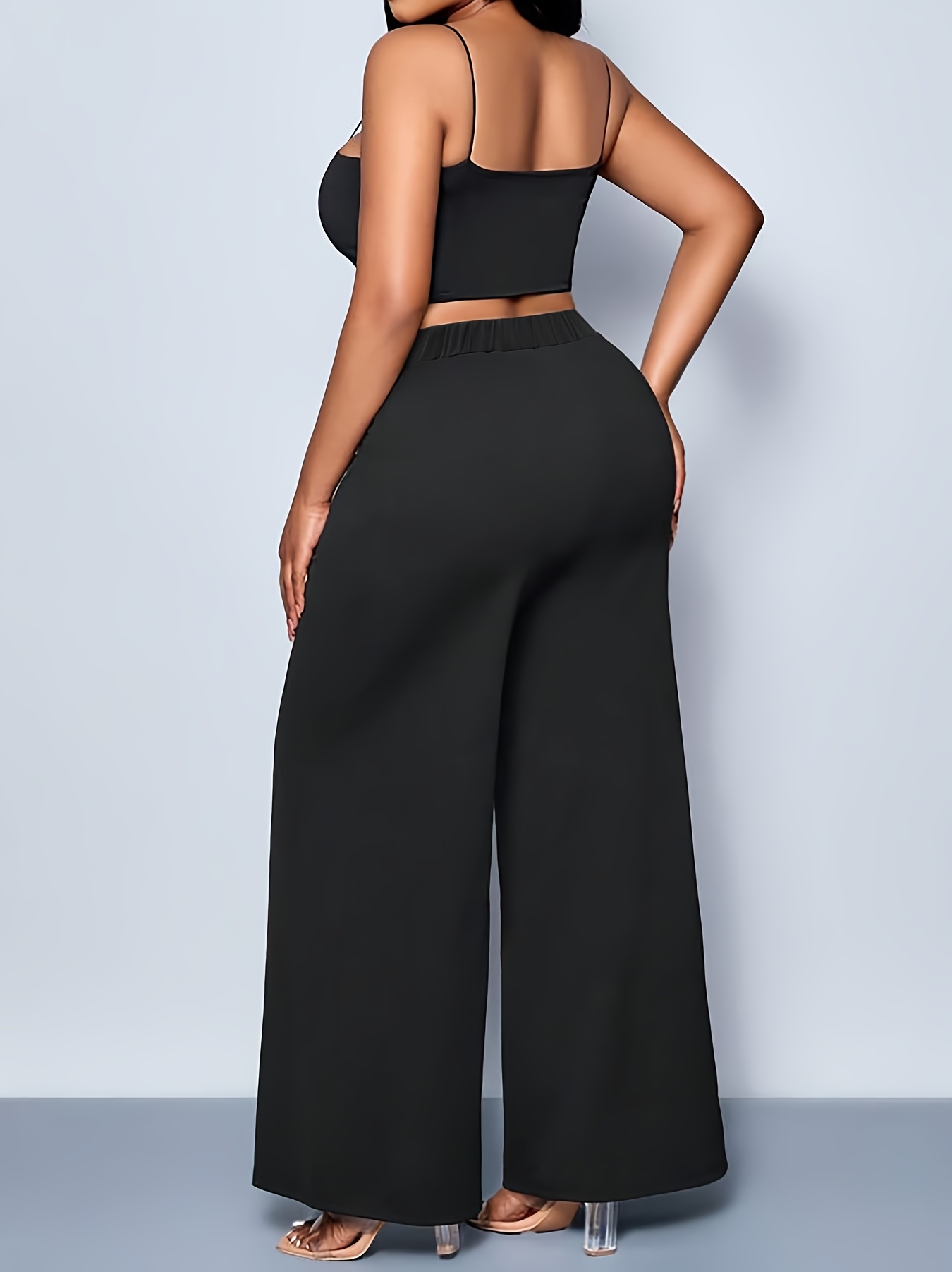 plus size womens summer pants casual loose straight leg trousers elegant long pants autumn plus size womens long pants 032 pants for women summer womens dress pants plus sizes plus size tapered pants women plus size curvy women summer pants flare pants women plus size everyday pants casual wear elegant trousers straightleg design durable construction stretch fabric plussize bottoms versatile trousers womens clothing plussize fashion black 3