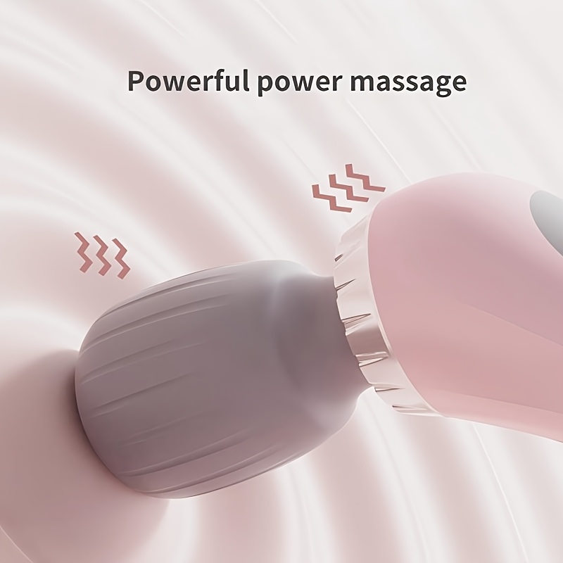 5 speed portable handheld massager usb rechargeable relaxation massager ideal for neck back legs and waist long   compact and portable a great gift for family   Product details 4