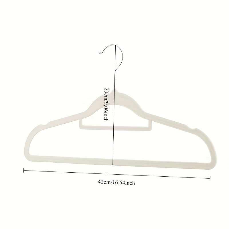 TEMU Stainless Steel Anti-scratch Hangers: Suitable For Dormitory Wardrobe Storage, Used For Both Wet And Dry Items.