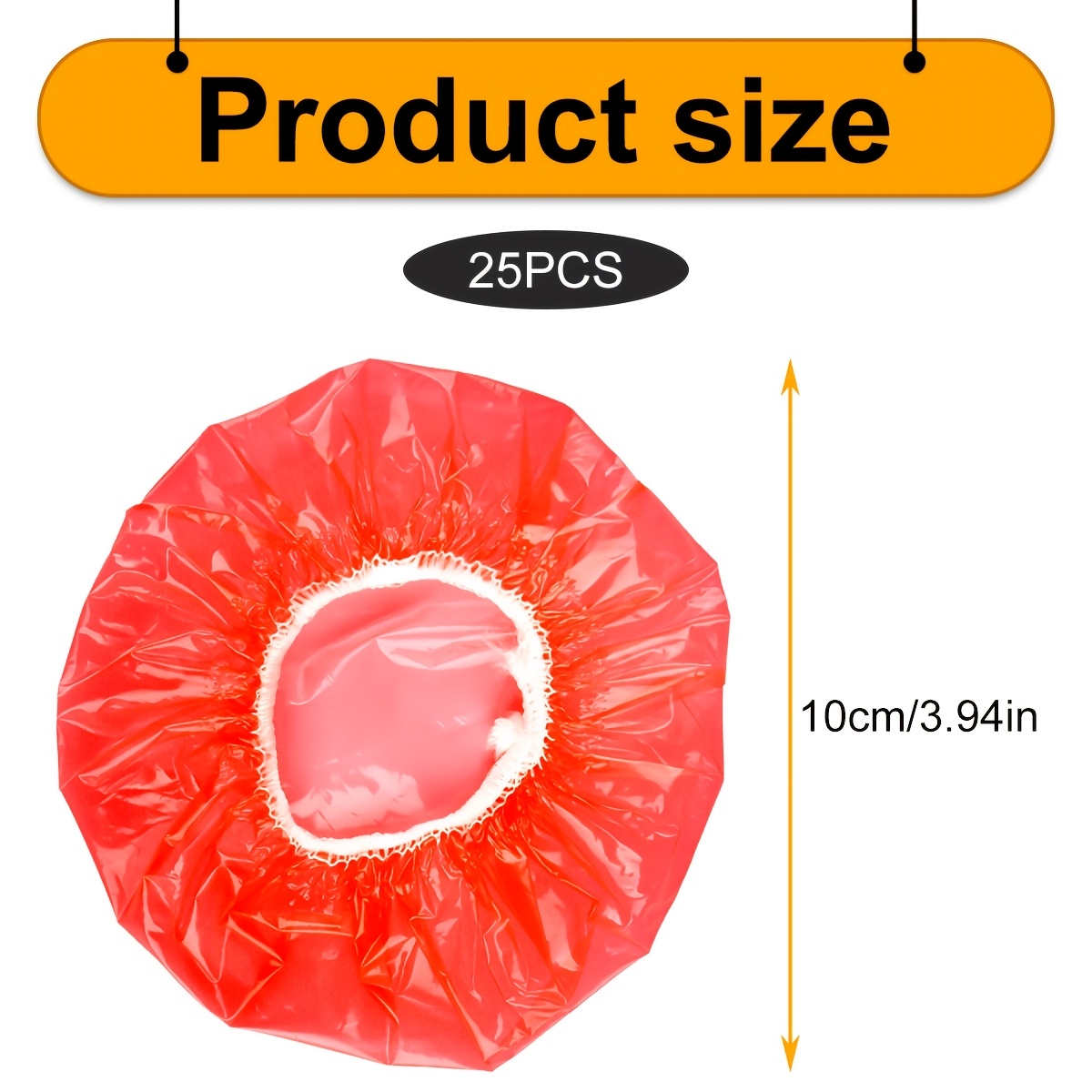25pcs Protective Dust Cover For Smoke Detectors Disposable Elasticated Moisture-proof Cover For Home Roof Kitchen Smoke Detectors Accessories