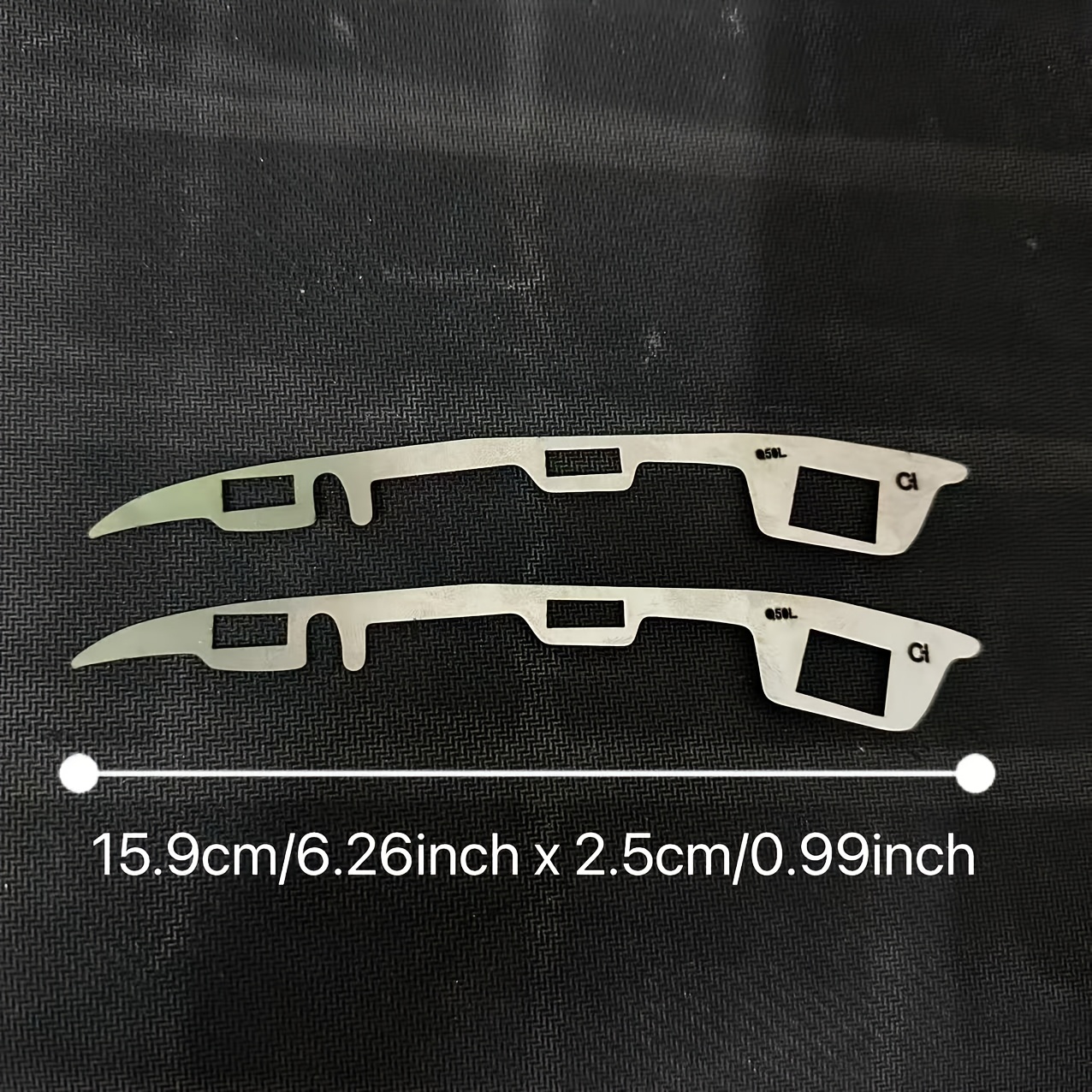TEMU 2pcs Damaged Opening Repair Metal Bracket, Suitable For 2014-2022 For Q50 V37 Front Bumper Surround Clips
