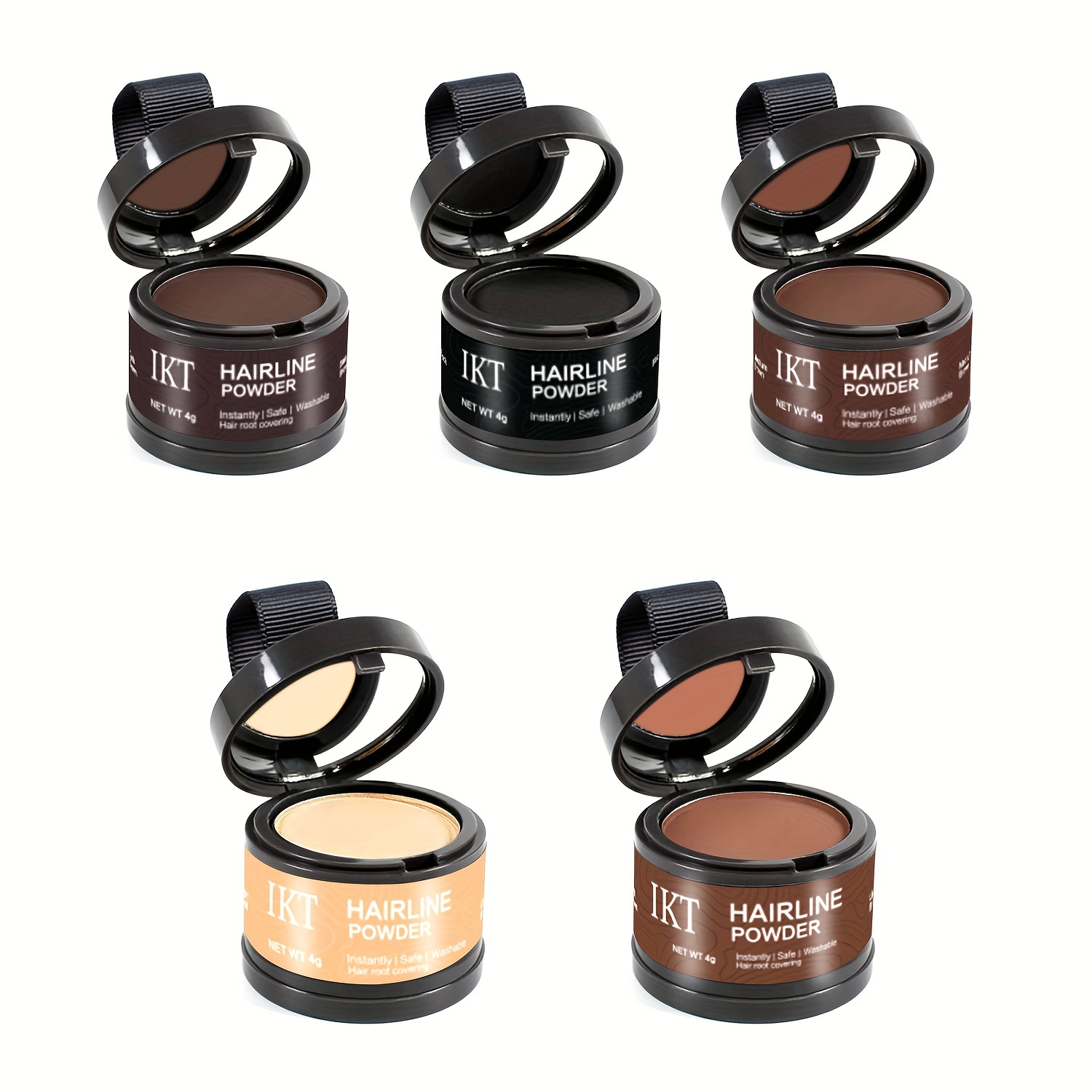 

Hairline Powder, Instantly Hair Line Powder Shadow, Quick Cover Grey Hair Root Concealer