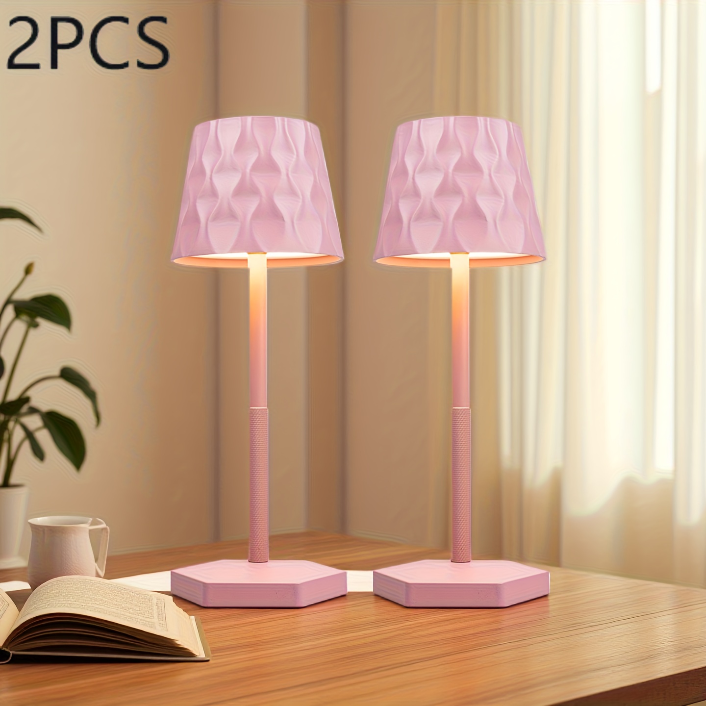 Luxury Cordless LED Table Lamps with Touch Control