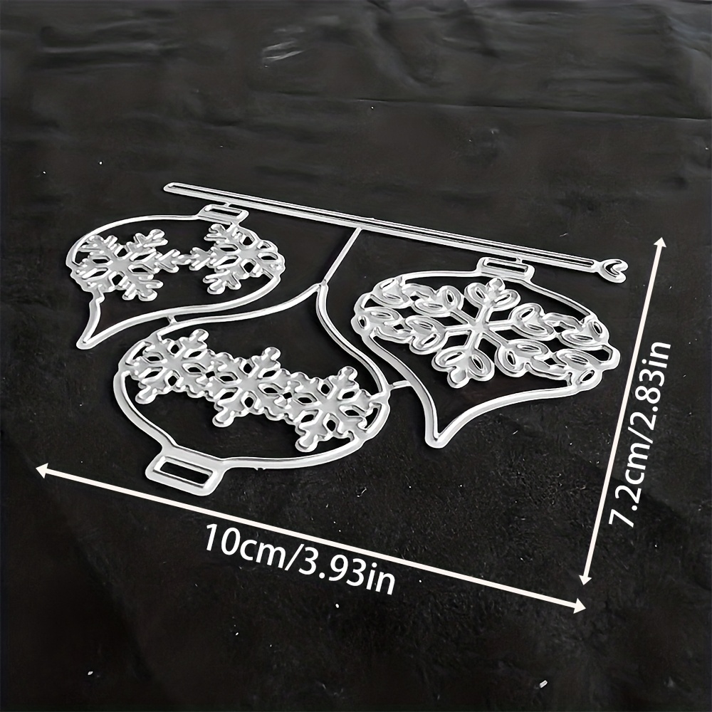 TEMU 1 pièce Matrice de Découpe Métallique , Argenté, Thème Fantaisie, pour le Scrapbooking DIY, Gaufrage, Création de Cartes de Vœux Faites Main,