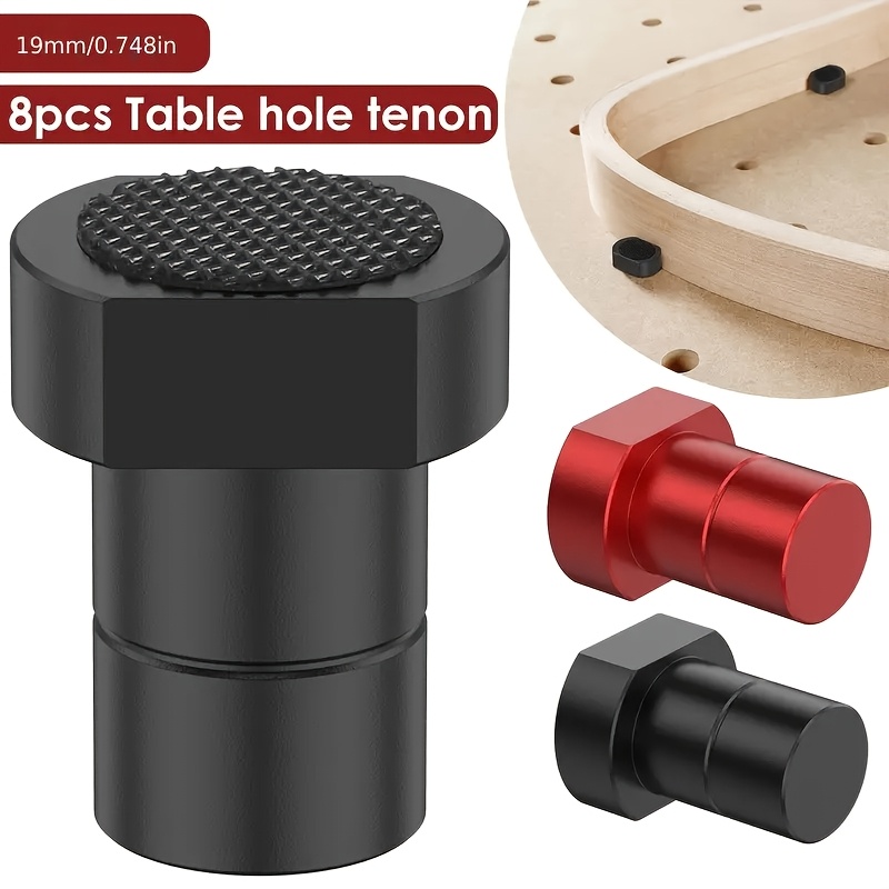 2 Pinces D'Établi 20mm Pour Menuiserie | Avec 4 Bench Dogs | Positionnement Précis | Acier Et Laiton | Noir