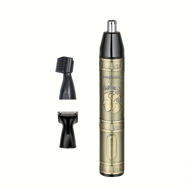 Miguan 3-in-1 Usb Rechargeable Trimmer Kit - Heavy-duty Aluminum Alloy Multi-grooming Nose, Ear/ & Eyebrow Trimmers, Portable Grooming For &, Travel-friendly Facial Hair Care