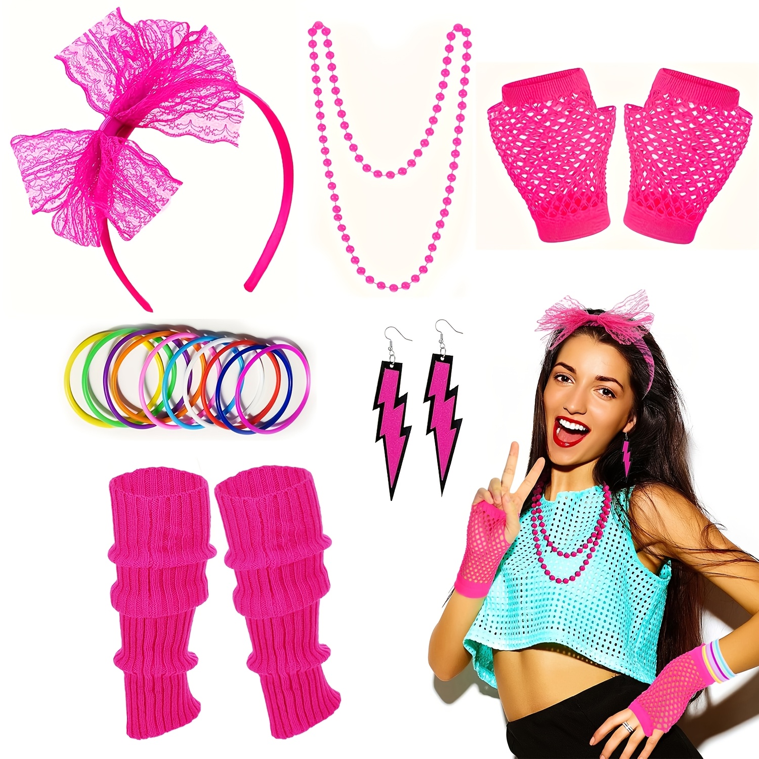 80s fashion women sold on Temu United States