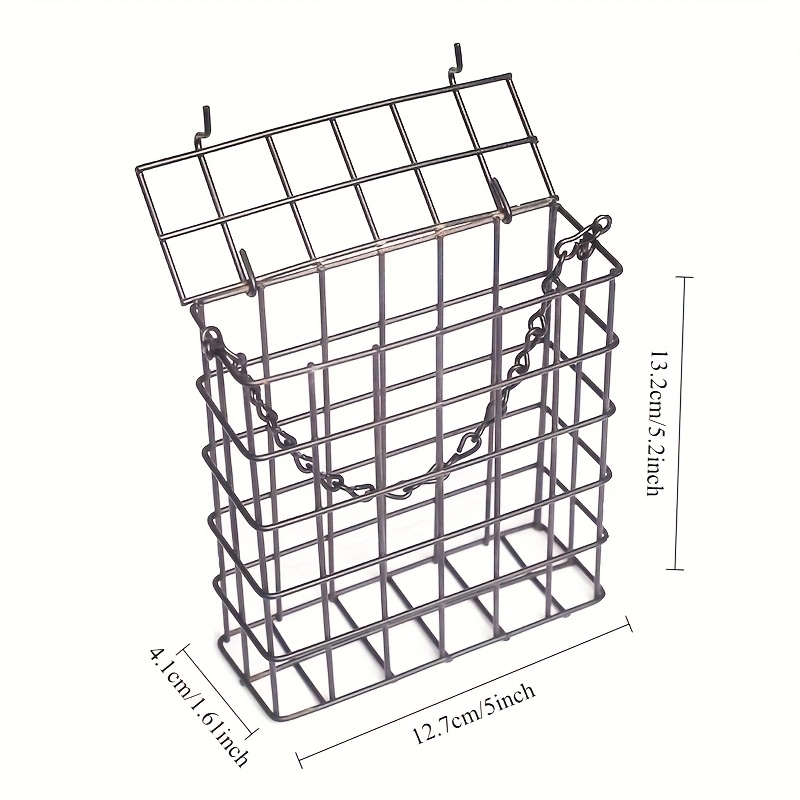 TEMU Suspended Pet Bird Feeder Hummingbird Supplies Parrot Metal Bird Feeder Pet Supplies