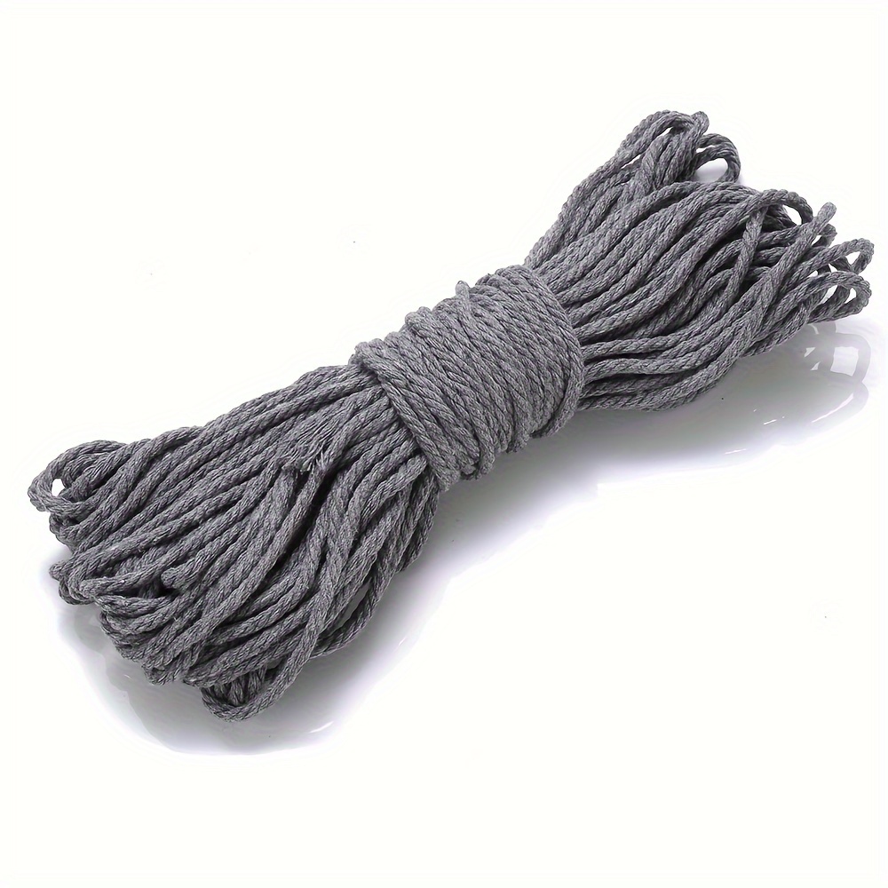 Wide Cotton Macrame Cord Rope Christmas Decor String Braided - Temu