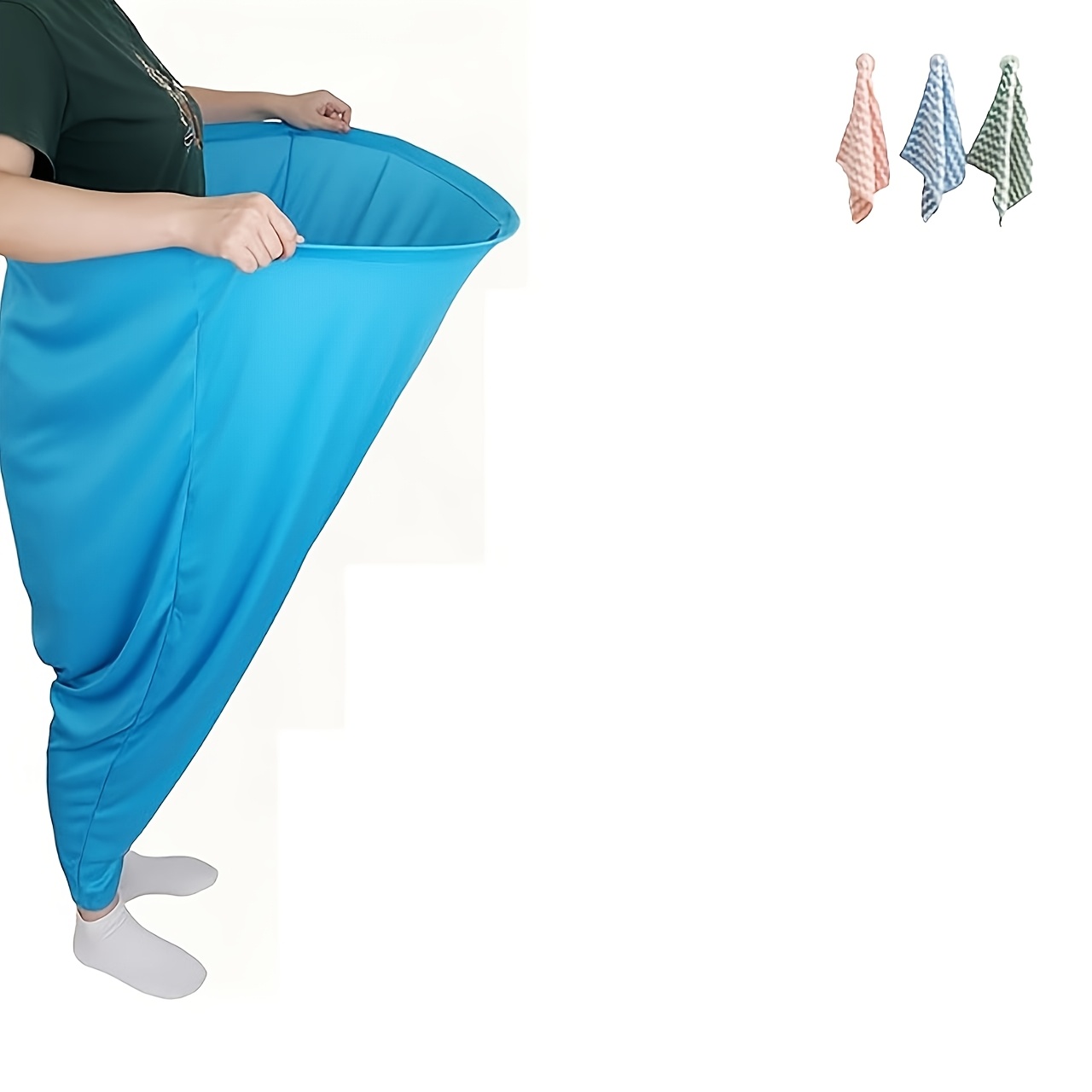 TEMU Enormous Outdoor Game , Family Outdoor Game, Family Interactive Game, Oversized Pants Venue Game Set, Towel