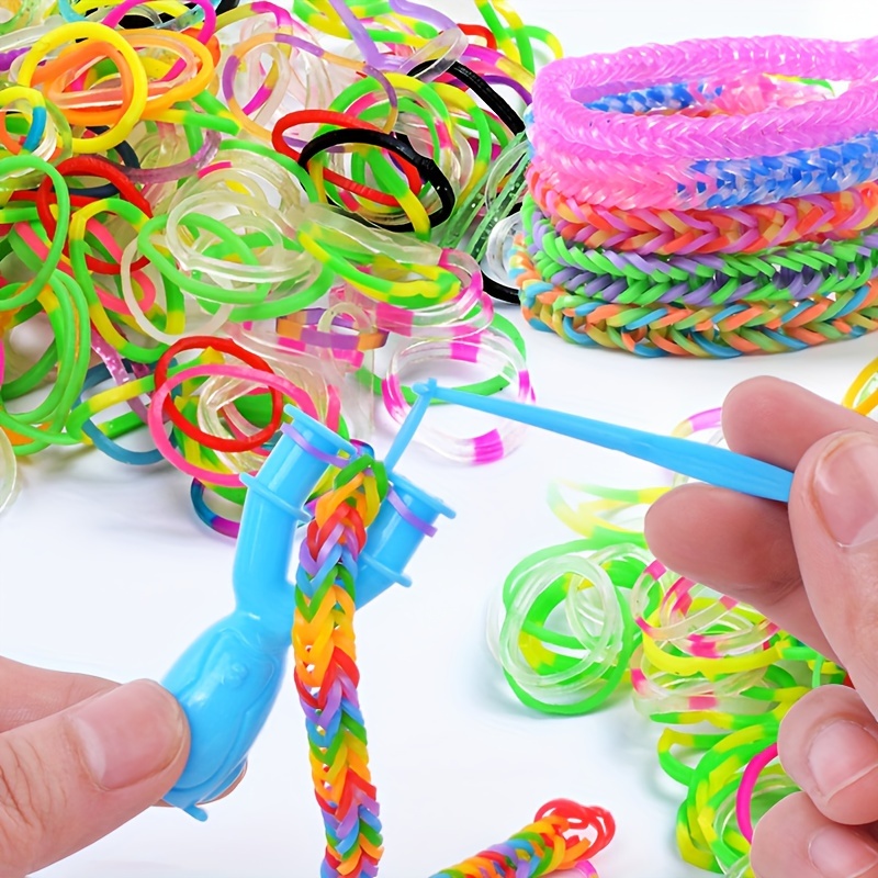 Chain Rubber Band Jewellery Making Kit Silicone Beads Charms For