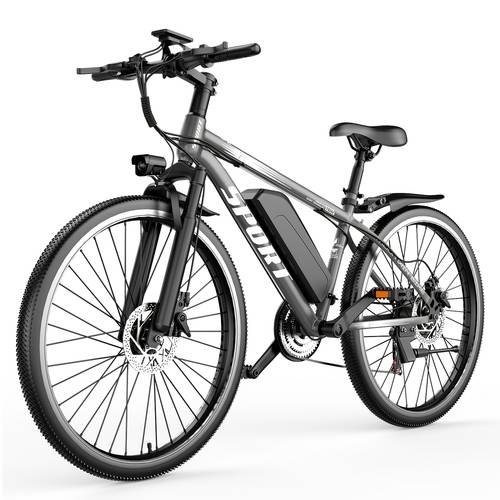 online g26 adult electric bicycle inch electric mountain bike featuring a 600w power motor a 45 mile range and a removable 48v 10ah battery it offers of pedal assist a and all terrain tires