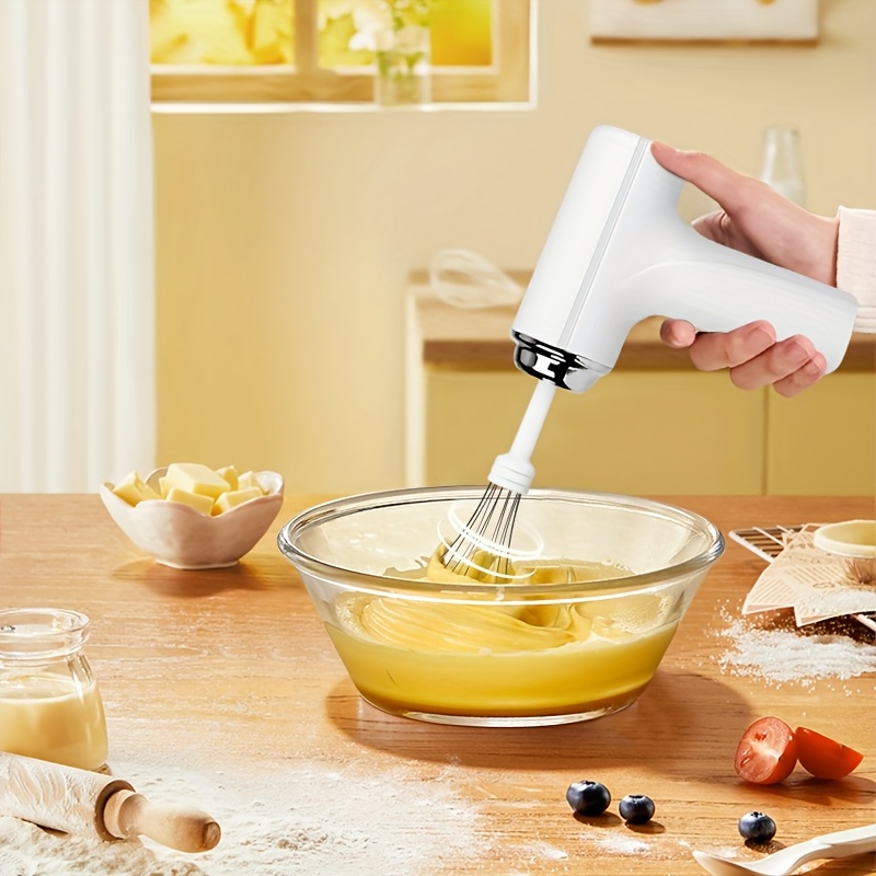 handheld electric cake mixer whisk usb rechargeable battery Temu