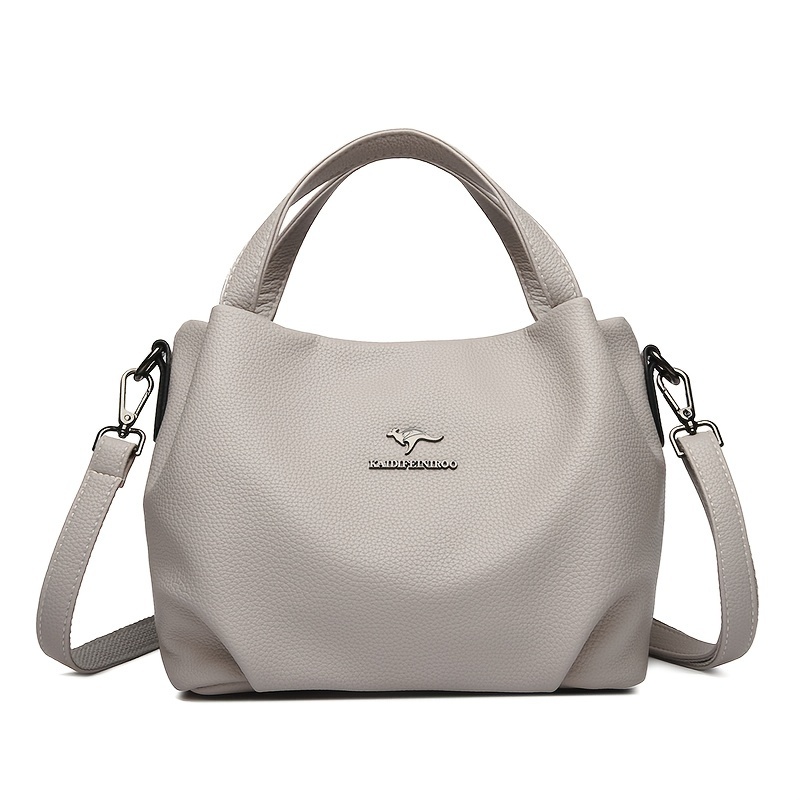 Soft Large Capacity Handbag, Fashionable Women' Shoulder Crossbody Bag, Versatile Women'