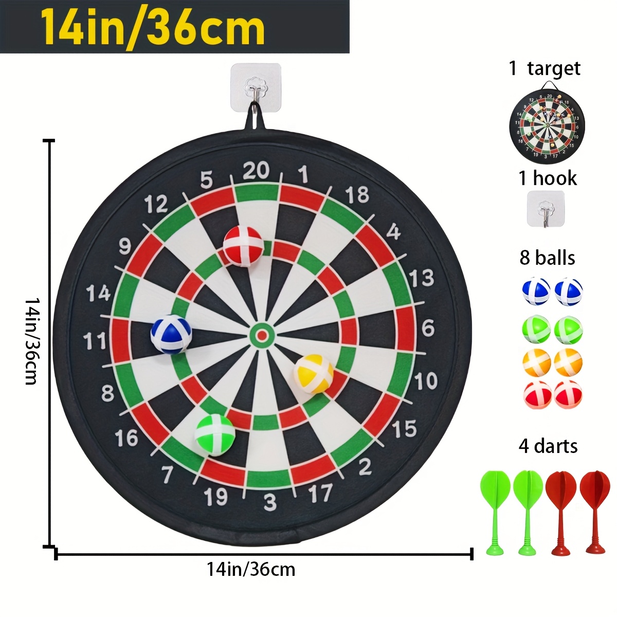  board with sticky balls 26 inch 14 inch foldable game suitable for indoor outdoor parties soft for children hand eye coordination development Product details 3