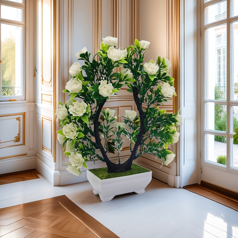 1 stuk vrolijke bloem met pot.