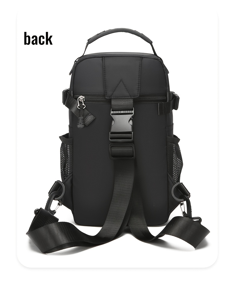 Wasserdichte Sling-brusttasche Mit Fächern Für Herren_voghion.com