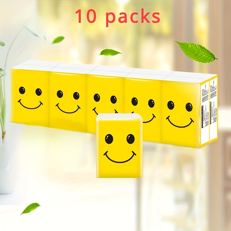 

10- Tissues - 80 , 3-ply Wood , Facial Tissues For & Use