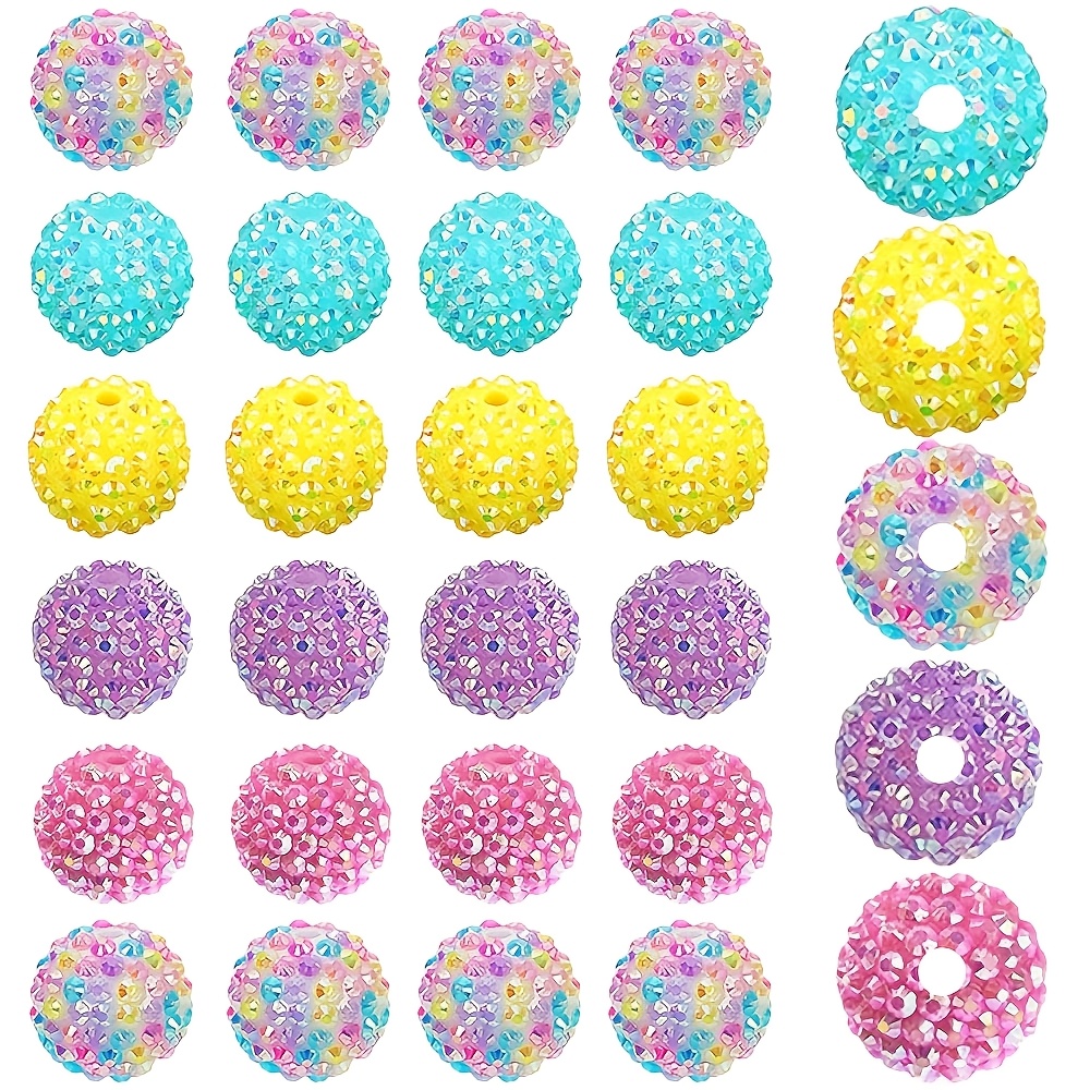 

15pcs Vibrant Easter Candy-colored Resin Beads, 20mm Charms For Diy Keychains, Bracelets, Necklaces, Phone Straps & Home Decor - Crafting Set For Jewelry Making & Gifts