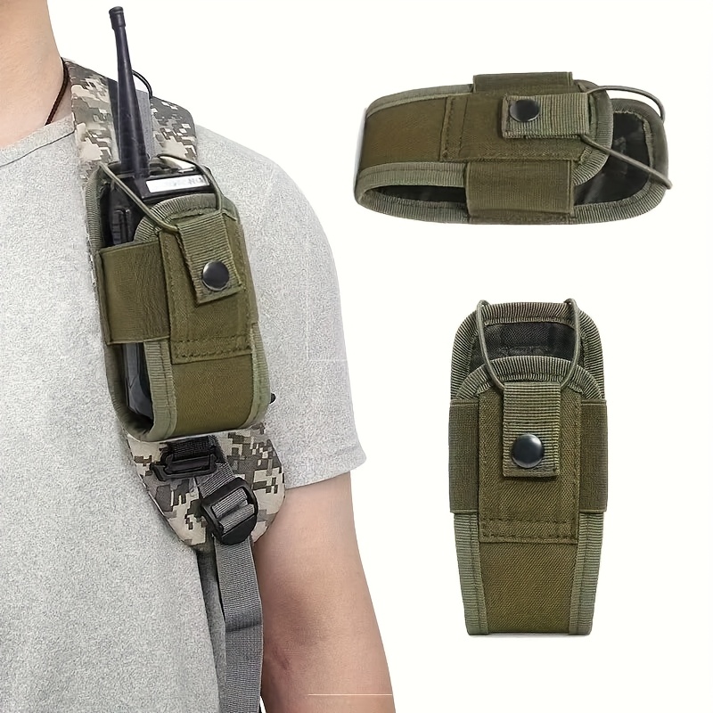 

Heavy Duty Molle Radio Bag For Walkie Talkies - Ideal For Hunting, Mountaineering And Outdoor Activities