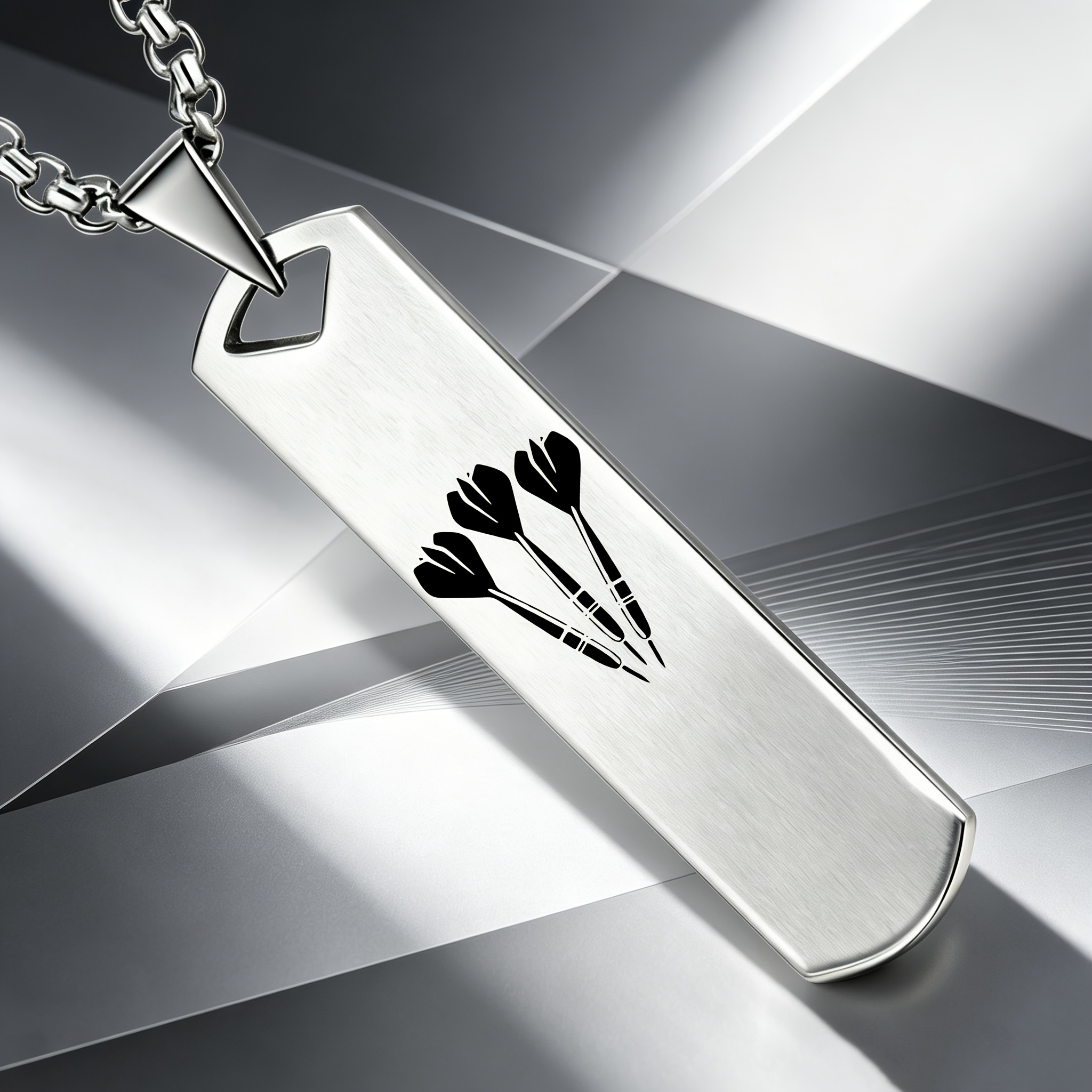 TEMU Dartboard-themed Sports Pendant Necklace, Featuring A Cool And Stylish Design, Versatile For Daily Wear, With An Inherent Street-cool Vibe
