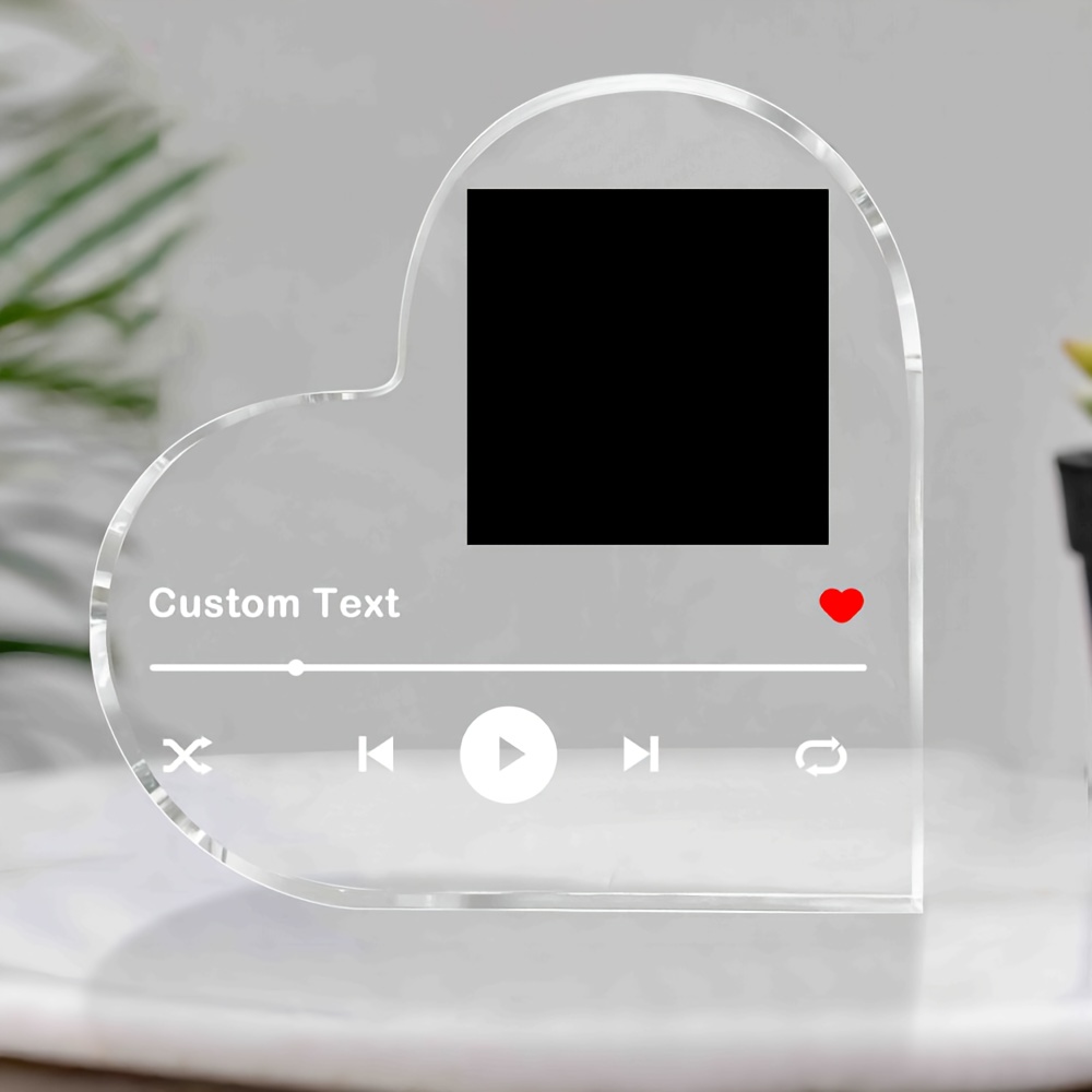 E-shop (Benutzerdefiniertes Produkt) Acryl Personalisiertes Geschenk Personalisierte Geschenke für Freundin Freund Benutzerdefinierte Geschenke für