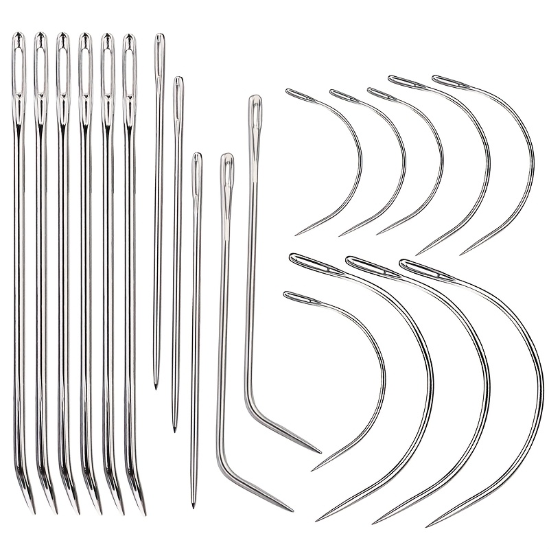 

Hand Sewing Needle Kit, Leather Hand Sewing Needles And Bending Needles For Leather Sewing, Used For Home Decoration, Hand Sewing Leather Needles, Carpet And Canvas Repair