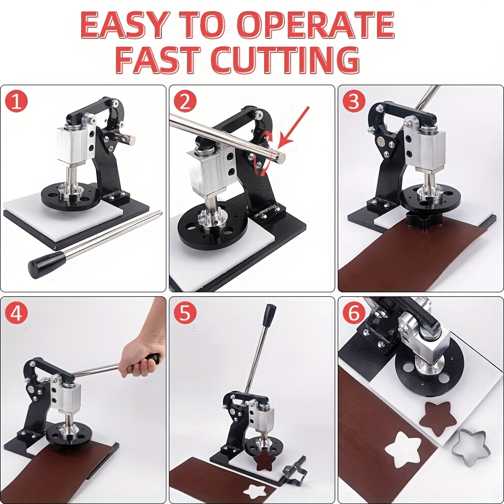 qjh heavy duty leather stamping cutting machine manual die