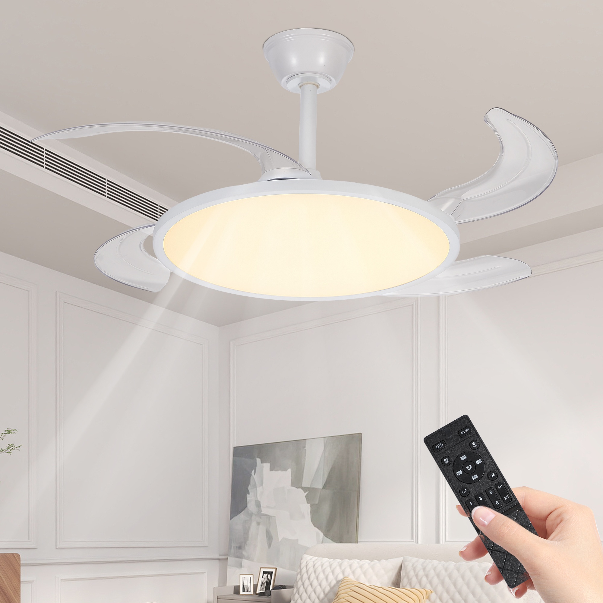 Lampe Détecteur De Mouvement Intérieur - Pack De 6 - Rechargeable USB - 3 Modes Et Luminosité Réglable - Pour Escalier, Couloir, Armoire