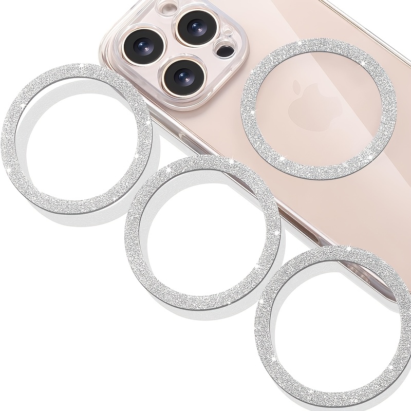 Image of 4 Pack Universal Magnetic Ring, Jsoerpay Sticker For All Phone Cases & Wireless Charging, /phone Holder Conversion Kit, Silvery