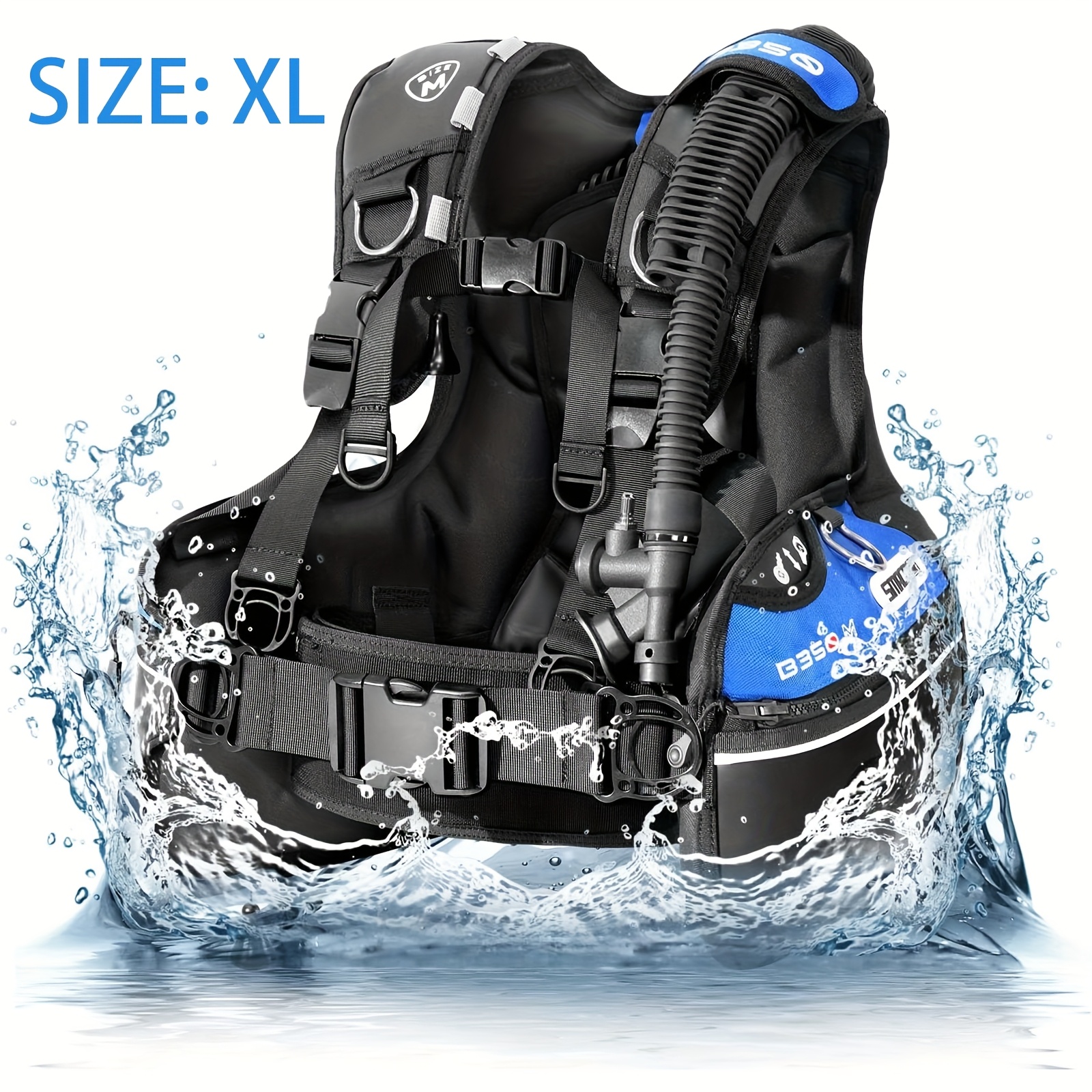   Lightweight   Diving     Vest - Dual-Layer 1000D Nylon, Large Capacity Pockets, Modular Design for  ,  ,   Underwater  ,   Diving Gear,  ,  , Durable Gear,  , Pockets for Organization, Ideal for Deep Sea  ,   Material, Organized Design, Advanced Material, Travel  , Beginner Divers, Snorkeling Gear