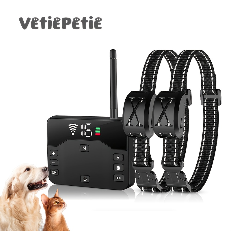 Shock Collar Wireless Pet Containment System Collar Containment
