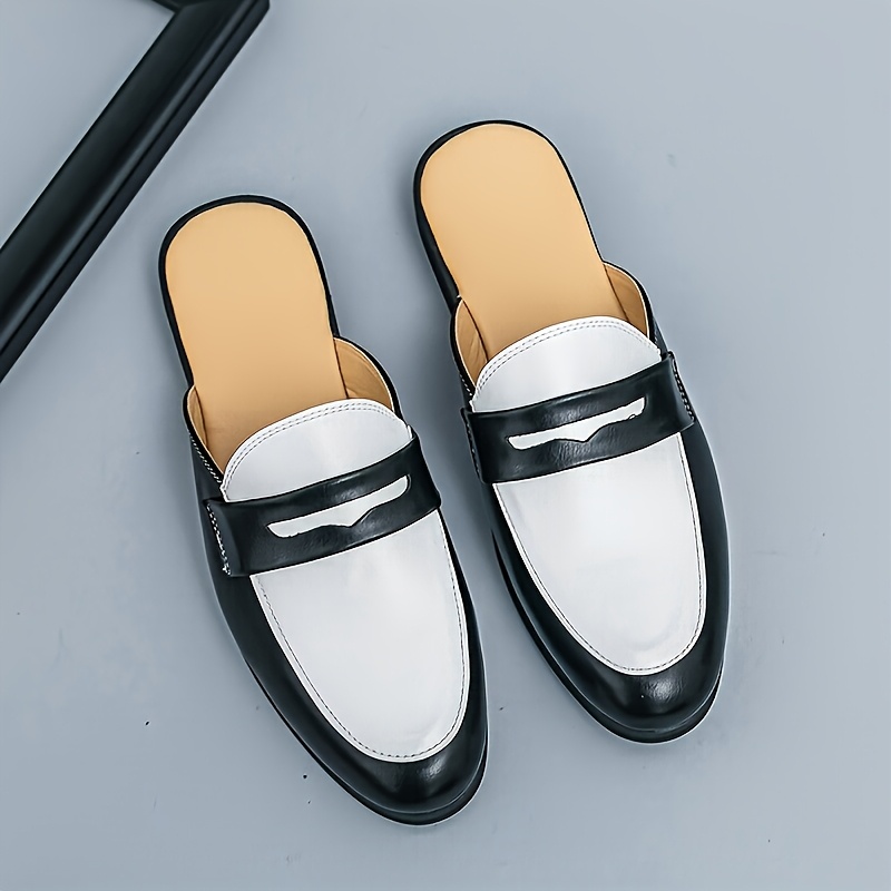 men's slip-on mules non-slip, comfortable casual shoes with