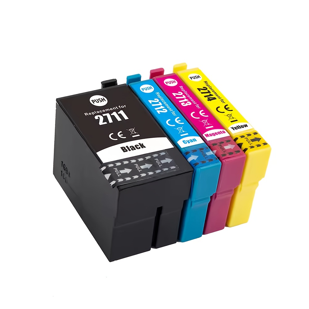 Image of 2711-2714 27xl Ink Cartridges Compatible Workforce Pro Wf-3620 Wf-3640 Wf-7110 Dtw Wf-7210 Wf-7610 Wf-7620 Wf-7710 Wf-7715 Printer