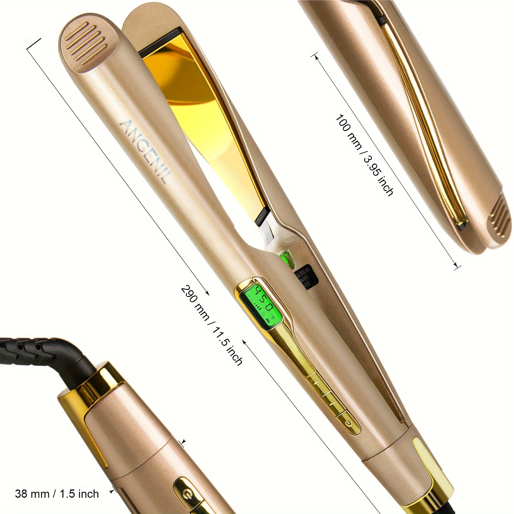 Us Straightener Flat Iron Curling Iron