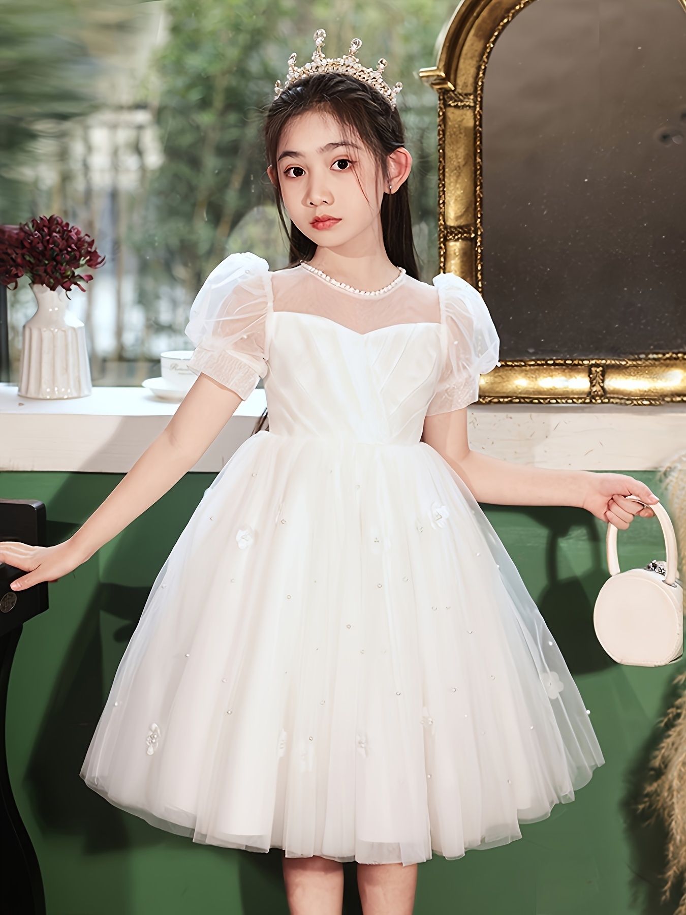 beautiful green dresses Beautful Dark Green Tulle Stunning Sequin Bridal Dress, Spaghetti Strap  Prom Dress Wedding Party Dresses