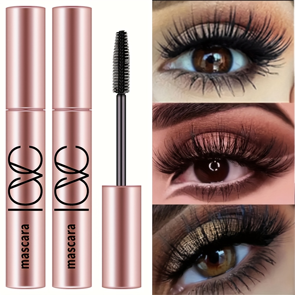 Waterproof Mascara - Vegan, Ultra-Black, Waterproof, Smudge-Proof, Volumizing Formula, Lengthening Lashes, Long-Lasting Formula