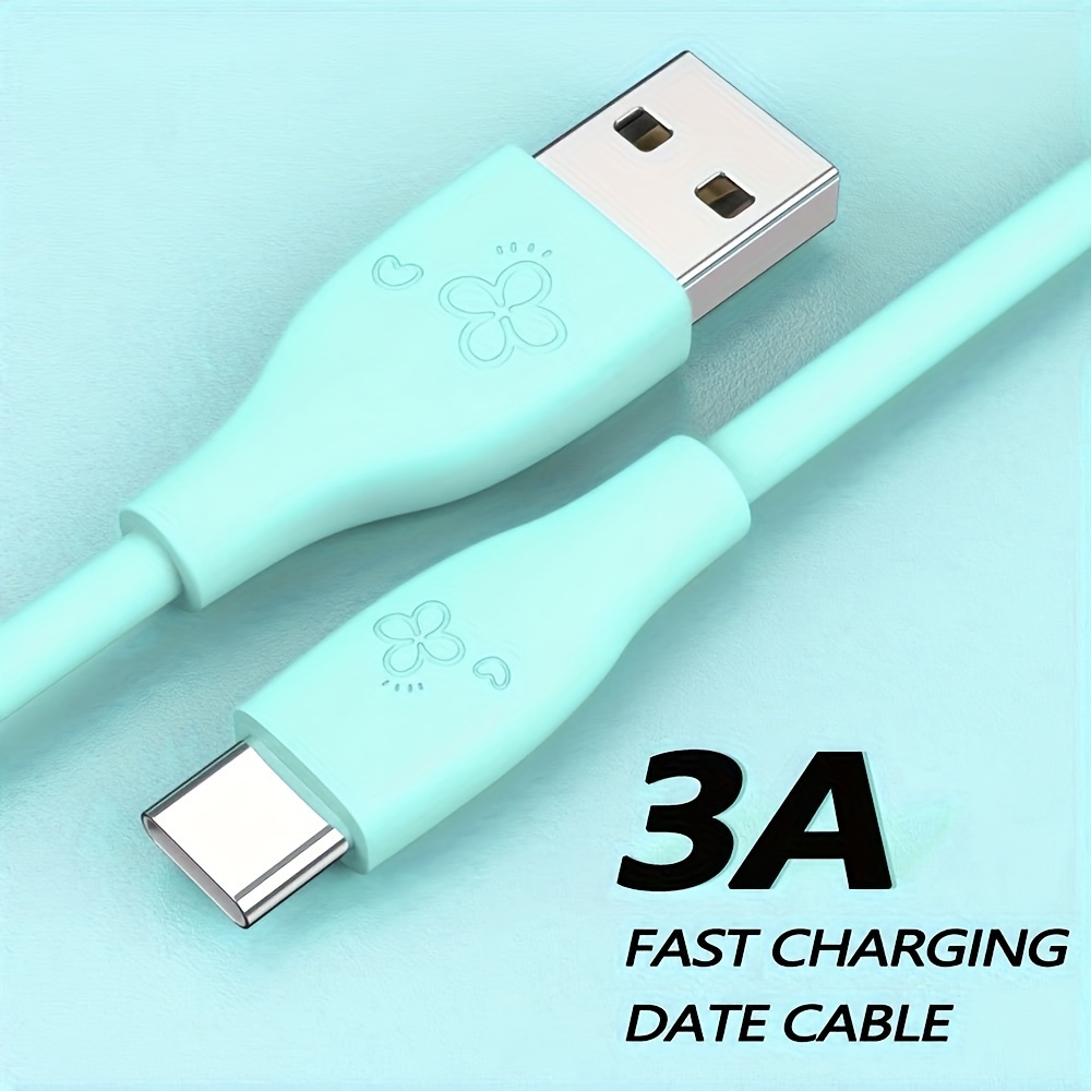 Usb Type c Cable 2.4a Fast Charging Usb A To Usb C Charging - Temu