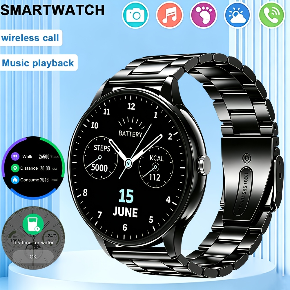 High Definition Color Screen Smartwatch with Wireless Calling & Notifications
