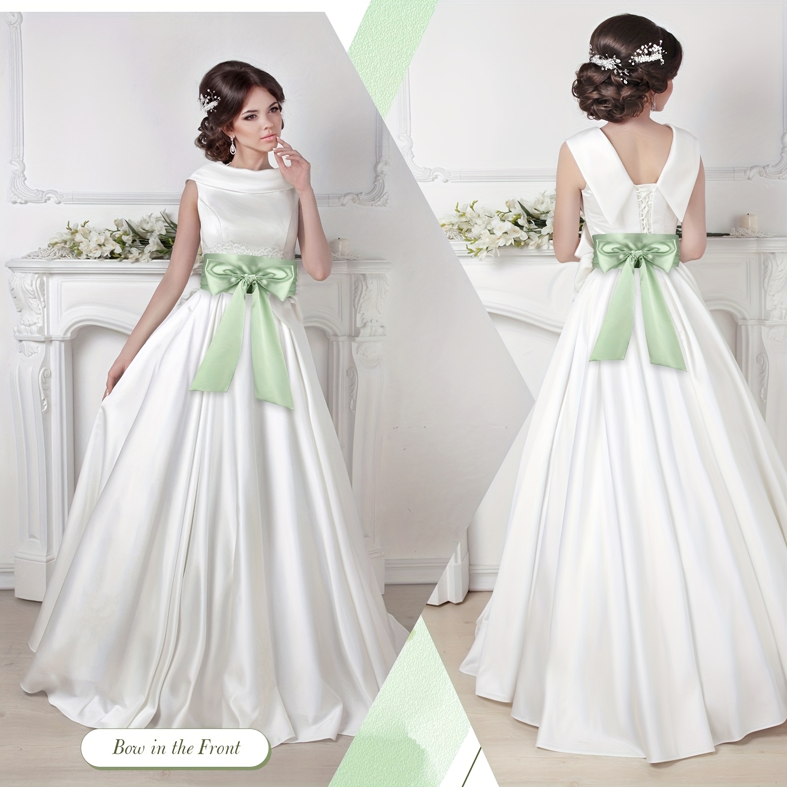 1pc satin waist belts dress sash waist belt special occasion Temu