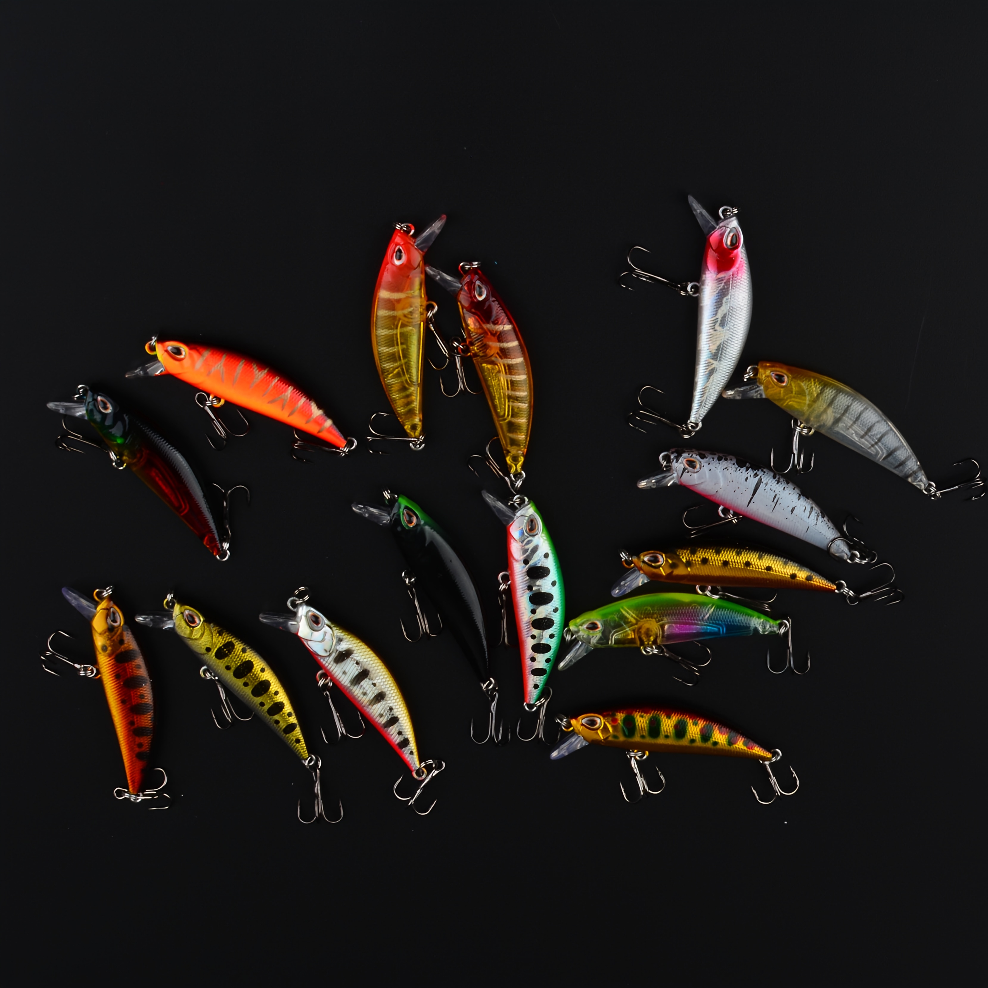15 juegos de señuelos minnow de sinking       Detalles del producto 2
